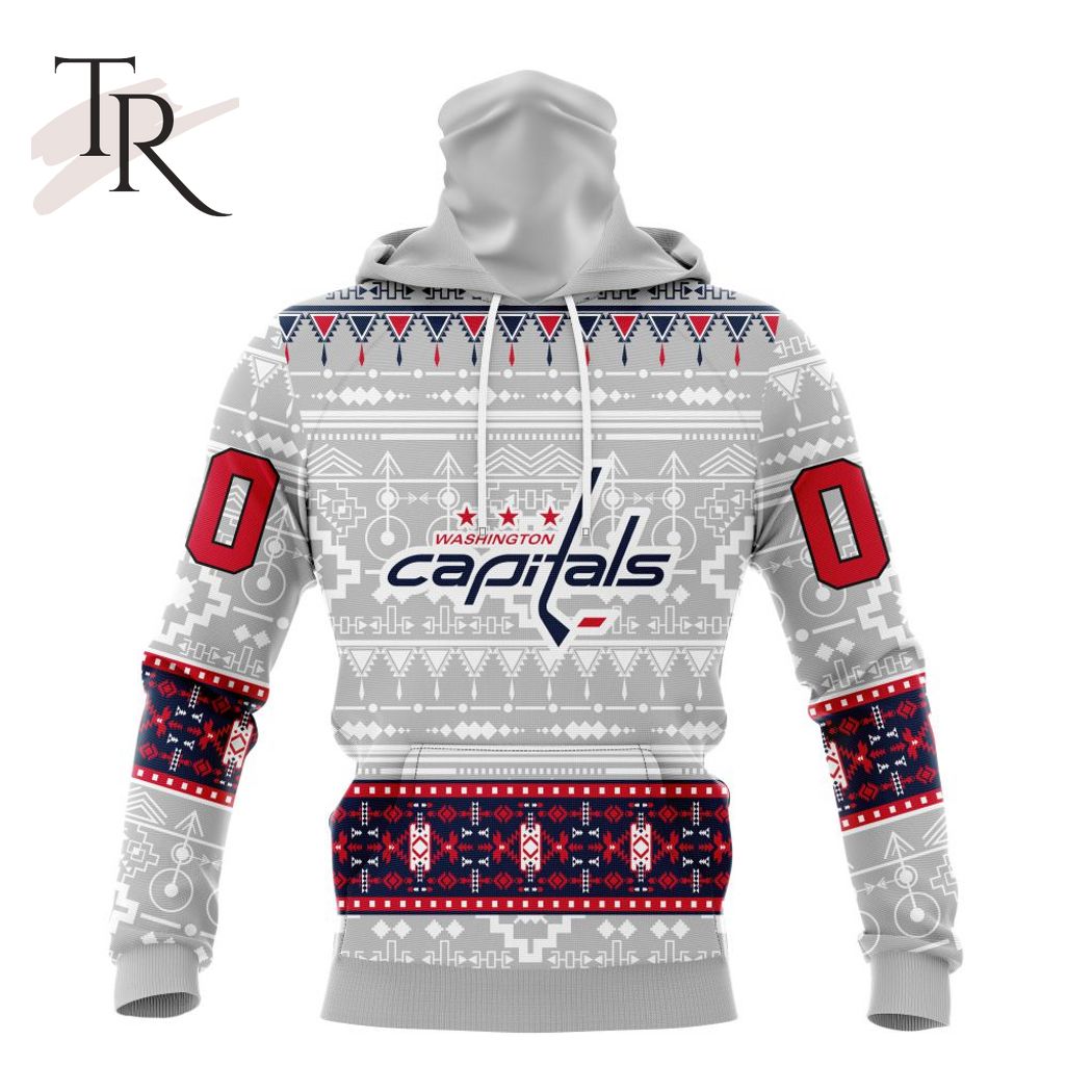 New 2025 NEW] ized NHL Washington Capitals Special Native Design Custom Hoodie - Image 4